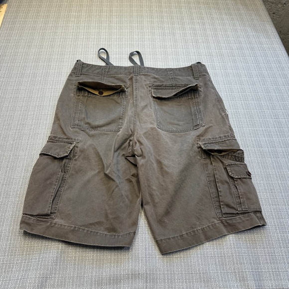 Banana Republic Cargo Shorts 34 Brown Utility Hiking Tactical Drawstring Pockets - Picture 3 of 8